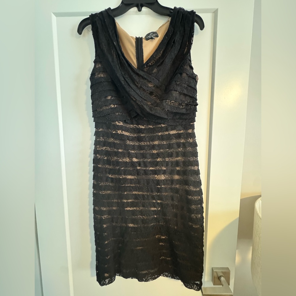 Black Lace Sleeveless Dress